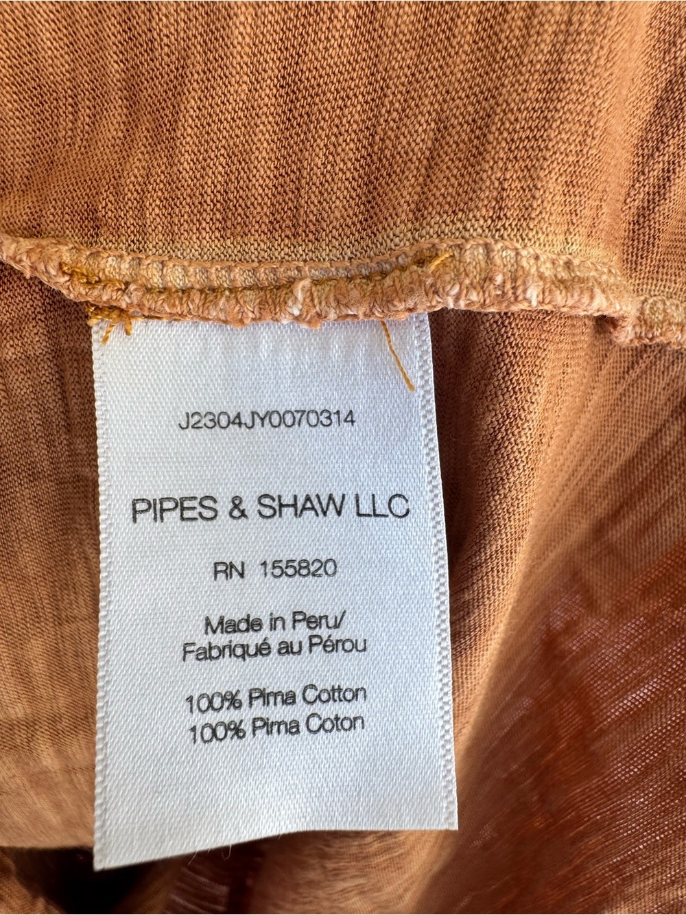 Veronica Beard Rust/Tan Slub Sleeveless Tank - Picture 3 of 11
